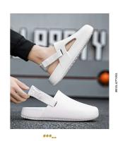 Birken verano Casual ropa exterior sandalias nueva moda talla grande media cerda perezoso suela gruesa zapatillas de hombre botón - details 23