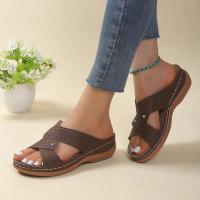 Sandalias de Verano para Mujer Zapatillas de Pie Non-Slip Zapatos de Cuña Talla Grande - details 7