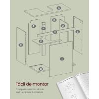 Mueble Bajo Lavabo Armario de Baño con 3 Cajones Diseño Trasero con 2 Compartimentos - details 31