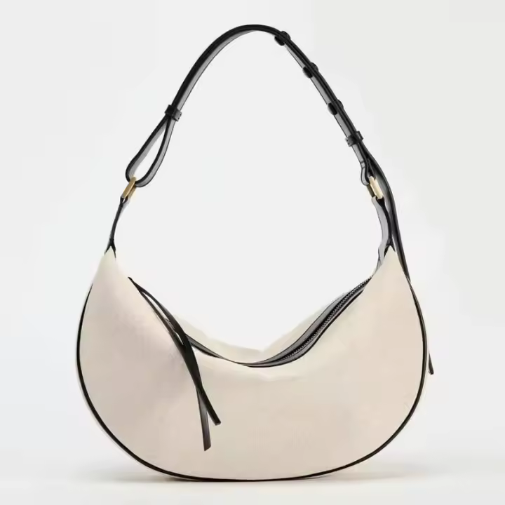 Mochila de Verano Leten Gran Capacidad Cruzado para Mujeres Diseño Paisley de Lujo Forro de Cuero - 1