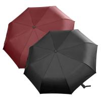 Paraguas Automático de Hueso Negro Grueso, Duradero, Resistente a UV, Diseño Plegable de Tres Foldes para Protección y Estilo - details 5