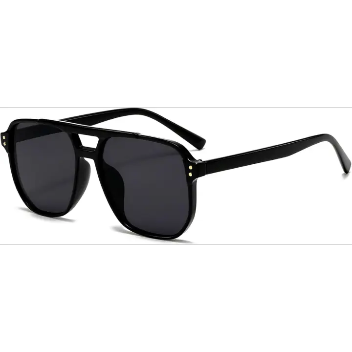 Gafas de sol estilo aviador retro para mujeres y hombres, clásicas de los años 70, montura cuadrada, lentes de sol vintage - 1