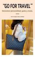 Bolso de mujer a cuadros de alta gama a la moda, bolso de hombro nuevo versátil de gran capacidad, bolso de mano Retro para exteriores, bolso de mano - details 0