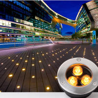 Luz de Ruta LED Intermitente Impermeable IP67 Decoración de Jardín de Acero Inoxidable - details 2