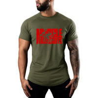 Camiseta holgada de algodón para hombre, camiseta de manga corta para gimnasio, entrenamiento de Fitness, baloncesto, Verano - details 7
