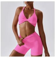 Pantalones Cortos de Yoga Deportivos Cintura Alta, A Prueba de Cuadrillas, Secado Rápido, Material de Nylon para Mujeres Ideal para Entrenamiento en Primavera/Verano - details 11