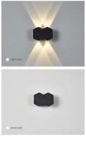 Lámpara de pared interior/exterior moderna LED de aluminio, iluminación para decoración del hogar - details 0