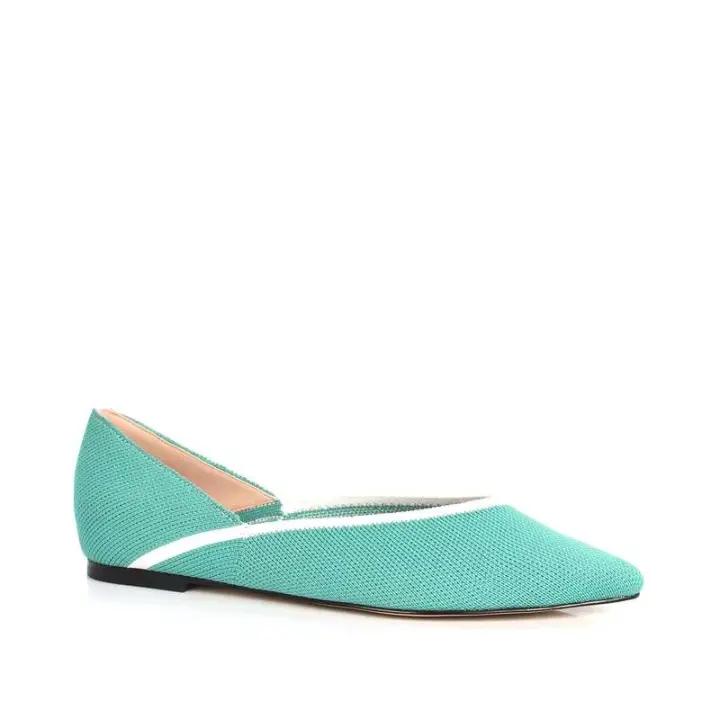 Los zapatos informales suaves para mujer son zapatos planos transpirables, ligeros y antideslizantes de verano, equipados con cómodas plantillas de goma y - 1