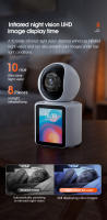 Cámara de vigilancia inalámbrico WIFI HD video llamar interior inteligente Visión nocturna remoto doméstico 360 grados vigilancia - details 13