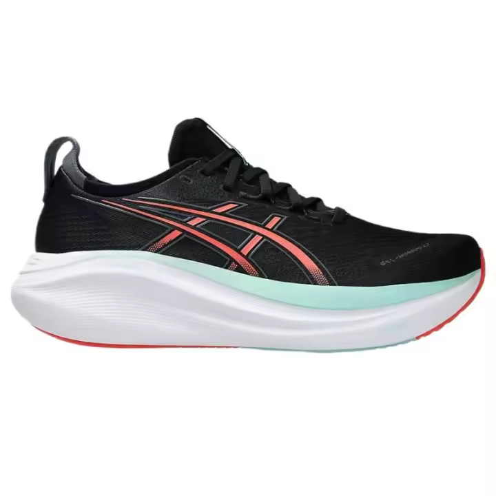 ZAPATOS PARA CORRER Leten GEL-NIMBUS 27 HOMBRE EN NEGRO/CORAL REEF - 1