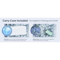 Rodillo de hielo Facial Premium con estuche de transporte y rodillos para ojos fríos de larga duración para ojos hinchados y masaje frío - details 2