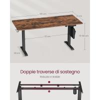 Regulable,70 x 160 x (72-120) cm, Ajuste Continuo, Función de Memoria con 4 Alturas, - details 2