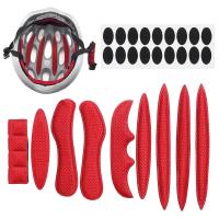 Kit de relleno interior Universal para casco, almohadillas de espuma de esponja selladas, almohadilla de protección, accesorio de repuesto para motocicleta y bicicleta, 27 unidades por juego - details 1