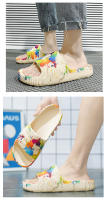 Zapatillas de verano para mujer, zapatos de playa al aire libre, sandalias suaves de EVA, plataforma gruesa, zapatos antideslizantes de ocio para baño interior para mujer - details 9