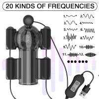 Leten Vibrador de Choque Eléctrico Entrenador de Placer Sensual para Hombres - details 0