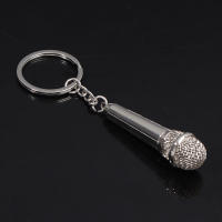 Llavero De Micrófono Hip-Hop De Metal Para Hombres Y Mujeres Llavero De Coche Accesorio Divertido Para Cantantes Regalo Ideal Para Bolso - details 1