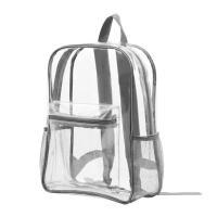 Mochila transparente de gran capacidad, Bolsa Escolar impermeable con cremallera, mango suave Visible, de Pvc, para exteriores - details 4