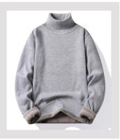 Suéter de Cuello Alto para Hombres en Punto Cálido, Ajuste Delgado, Moda de Invierno - details 5