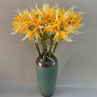 Rama de flor Higanbana Artificial de 60cm, flor de equinoccio de seda de plástico hecha a mano, hermosa flor falsa de tacto Real - details 3