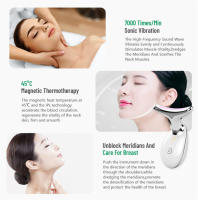 Dispositivo de belleza para rejuvenecimiento de la piel, masajeador Facial de cuello, vibración, Lifting, reafirmante, 3 colores - details 7