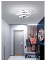 LEFAN-Luz LED de techo moderna para pasillo, luz de entrada Simple para balcón, Estilo espiral, 25CM - details 6