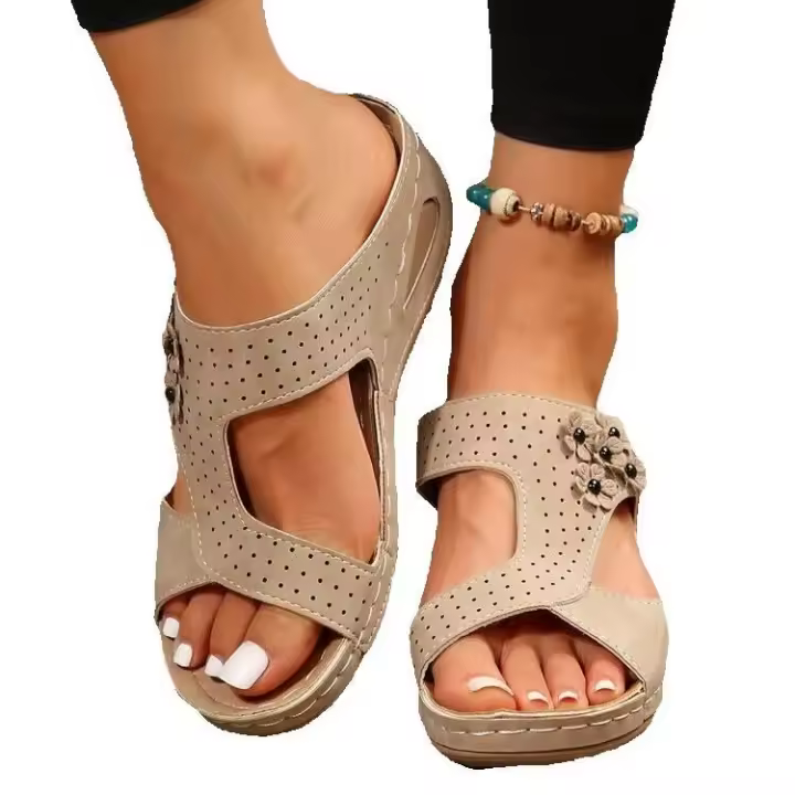 Sandalias de Playa con Plataforma Cómodas e Informales para Mujer, Primavera/Verano 2025 - 1