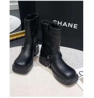 Chelsea de moda con suela gruesa impermeable y antideslizante, orejas colgantes, botas cortas de jardín - details 6