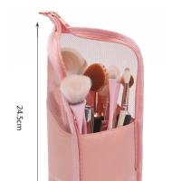 Bolsa de Maquillaje Portátil para Viajes Organizador de Pinceles de Maquillaje Compacto - details 6