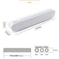Porta Aluminio y Película de Plástico para Almacenamiento de Cocina con Accesorios de Corte Dispensador de Alimentos Material de Almacenamiento Seguro sin BPA - details 7