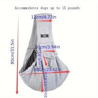 Mochila Extra grande para transportar mascotas, cómoda bandolera para gatos y perros, soporta hasta 6,8 KG - details 0