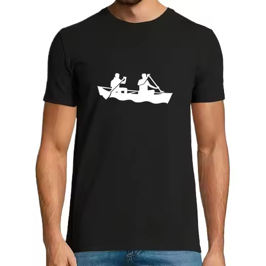 canoa,Camiseta de Pádel Divertido, ropa para exteriores - 1