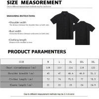 Camiseta Casual de Verano para Hombres Algodón Puro de Doble Hilo, Cuello Redondo, Estilo Suelto, Impresión de Logotipo Completo - details 10