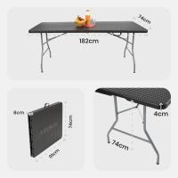 Mesa de Buffet Plegable Resistente a la Intemperie Ideal para Jardín, Balcón, Camping - details 9