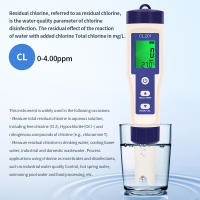 Bolígrafo Detector de calidad del agua 5 en 1, medidor de cloro, PH, H2, ORP, TEMP, CL2, probador, multifunción, Monitor de cloro para piscina, Spa - details 46