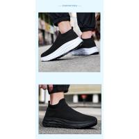 Zapatillas de deporte de punto para hombre y mujer, calzado deportivo ligero y cómodo, sin cordones, con plataforma, a la moda, gran oferta - details 11