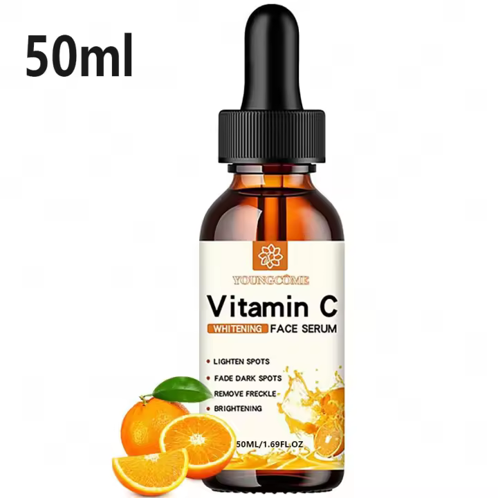 Esencia para el rostro con vitamina C, contiene ácido hialurónico, eliminador de manchas, reparación hidratante, esencia antienvejecimiento, cuidado de la piel Facial, 30ml - 1