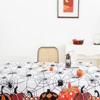 Mantel de Hojas de Arce Impermeable Decoración de Mesa de Comedor para Otoño, Halloween, Día de Acción Gracios Ideal para Bodas y Fiestas - details 8