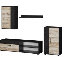 Juego de Muebles para Sala de Estar de Marrón y Beige Conjunto de 4 Piezas - details 0