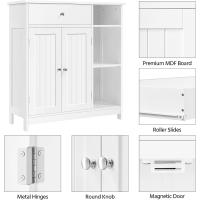 cajones y Puerta y estantes Ajustables para Cuarto de baño 75 x 30 x 80 cm - details 5