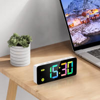 ORIA Despertador Digital con Pantalla LED Arcoíris, Despertadores Digitales Junto a Cama con 7 Colores RGB, Brillo Regulable, Volumen Ajustable, Snooze, 12/24H (Cable USB de 1,5m Incluido) - details 5