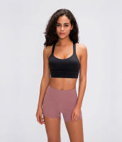 Sujetador Deportivo de Yoga para Mujeres SHINBENE con Correa Cruzada y Almohadilla Plantilla Inalámbrico Top de Entrenamiento Fitness - details 23