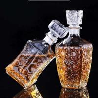Botella de licor de vidrio de lujo de 500ml/1000ml con tapón de globo sellado, botella de Alcohol de whisky, vino, enjuague bucal - details 4