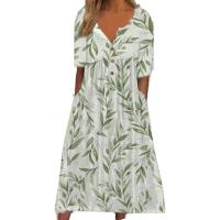Vestido Corto de Manga Corta para Mujer en Verano Moda de Verano - details 8