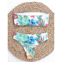 Bikini sexy impreso, comercio exterior, moda mujer, traje de baño de poliéster dividido - details 29