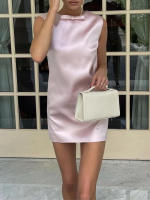 Vestido elegante con lazo para mujer, moda de verano - details 6