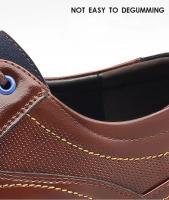 Zapatos de Cuero para Hombres Zapatos Casuales con Suela Gruesa Resistentes al Desgaste - details 4