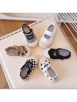 Zapatos de Lona para Niñas Versátiles de Primavera-Otoño 2025 Zapatos Blancos para Jardín de Infantes - details 0
