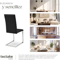 Juego de Sillas de Terciopelo Sillas de Comedor Ergonómicas Versátiles - details 78