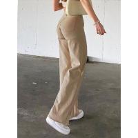 Vaqueros holgados de moda Retro para mujer, cintura alta, pierna recta, estilo coreano, vaqueros informales de primavera - details 6
