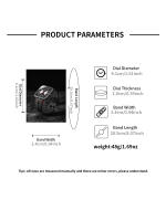 Reloj electrónico de cuarzo de tendencia de ocio empresarial - details 9